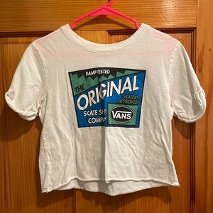 Vans Cropped Graphic Tee